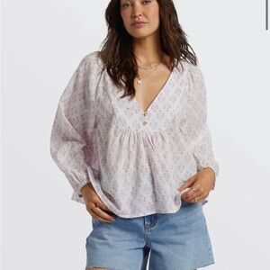 Billabong Ambers relaxed fit top size medium/10